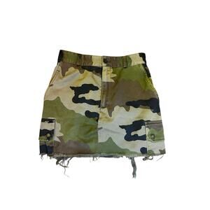 Women’s Camo Cargo Utility Y2K Skirt
